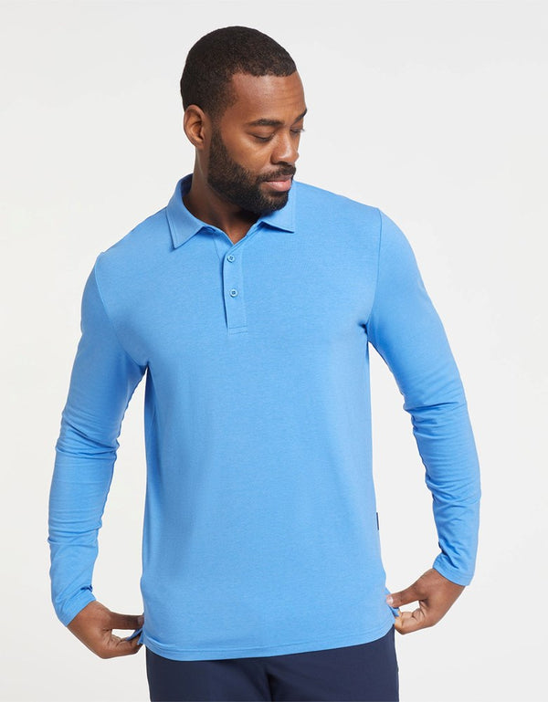 Long Sleeve Polo Shirt UPF 50+