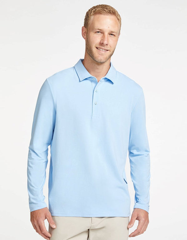 Long Sleeve Polo Shirt UPF 50+