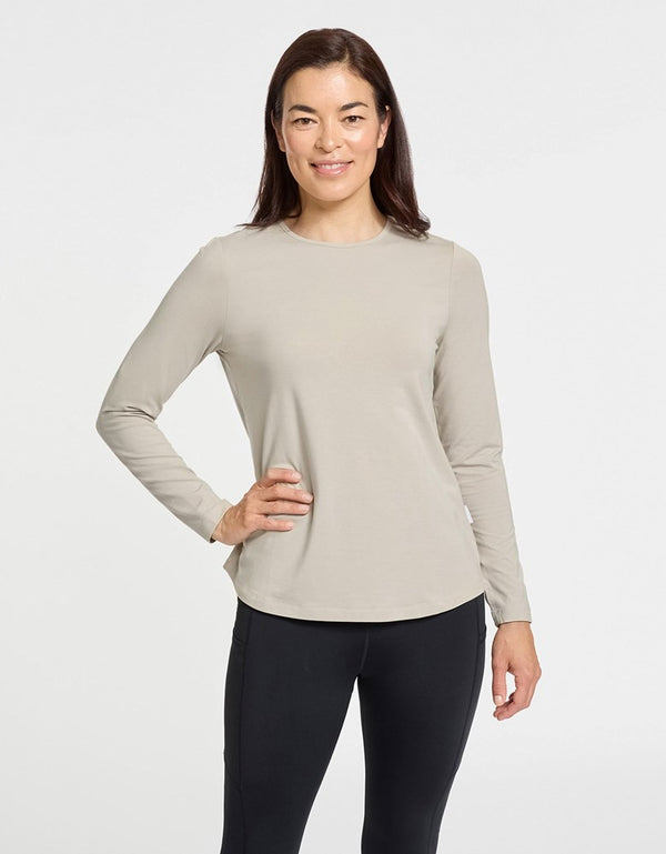 Loose Fit Long Sleeve Swing Top UPF 50+