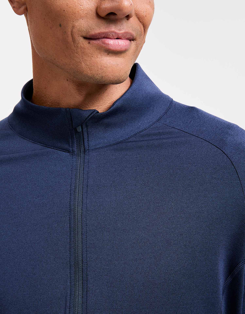UPF50+ Sun Protective Essential Full Zip Jacket For Men | Solbari