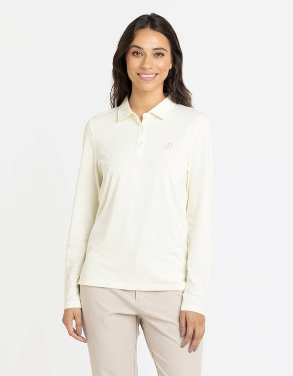 Long Sleeve Polo Shirt UPF 50+