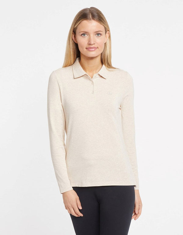 Long Sleeve Polo Shirt UPF 50+