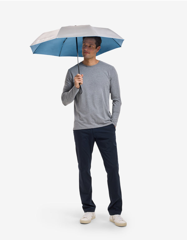 Silver / Sky Blue,106cm Arc