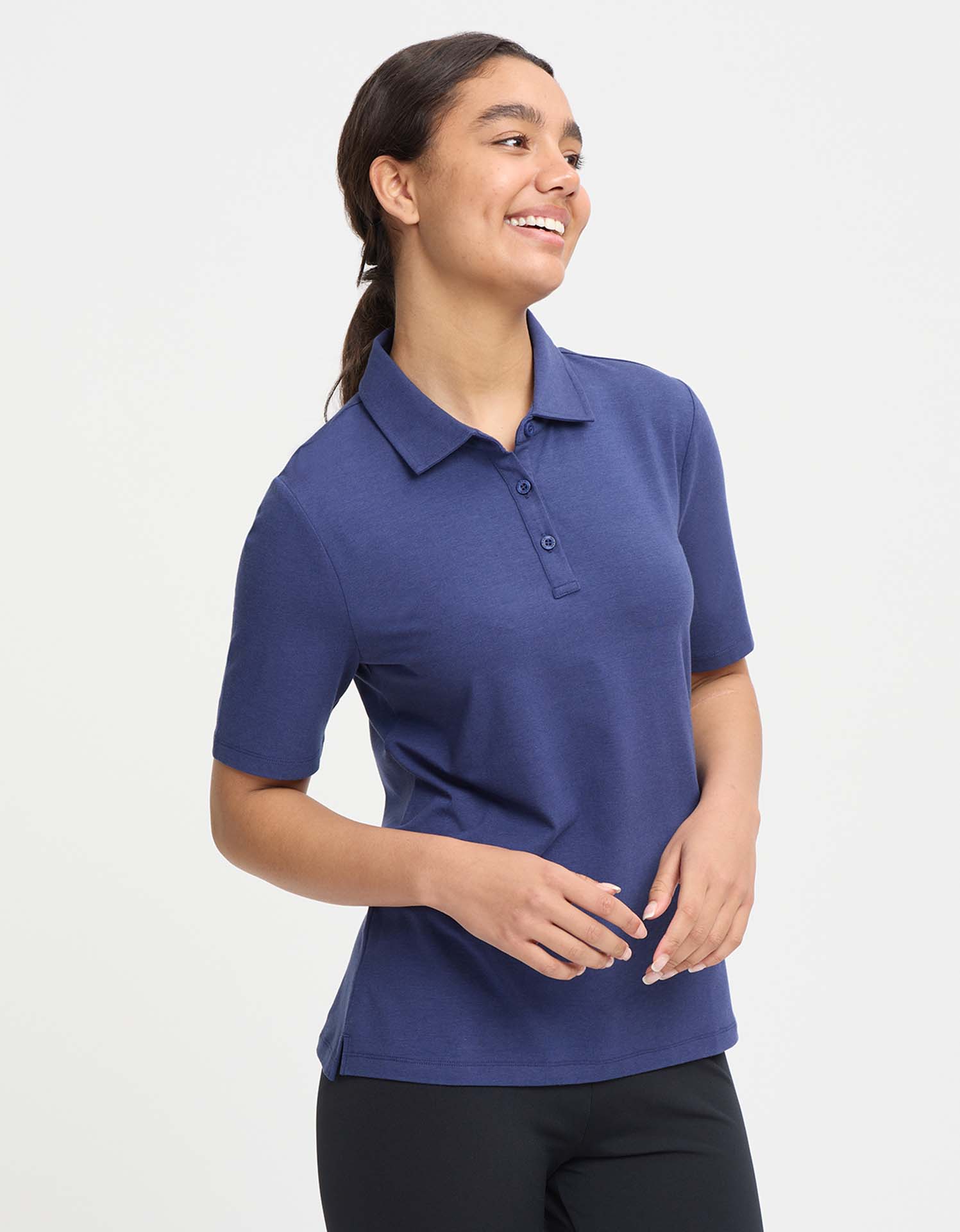UPF 50+ Sun Protective Polo Shirt for Women Sensitive Fabric