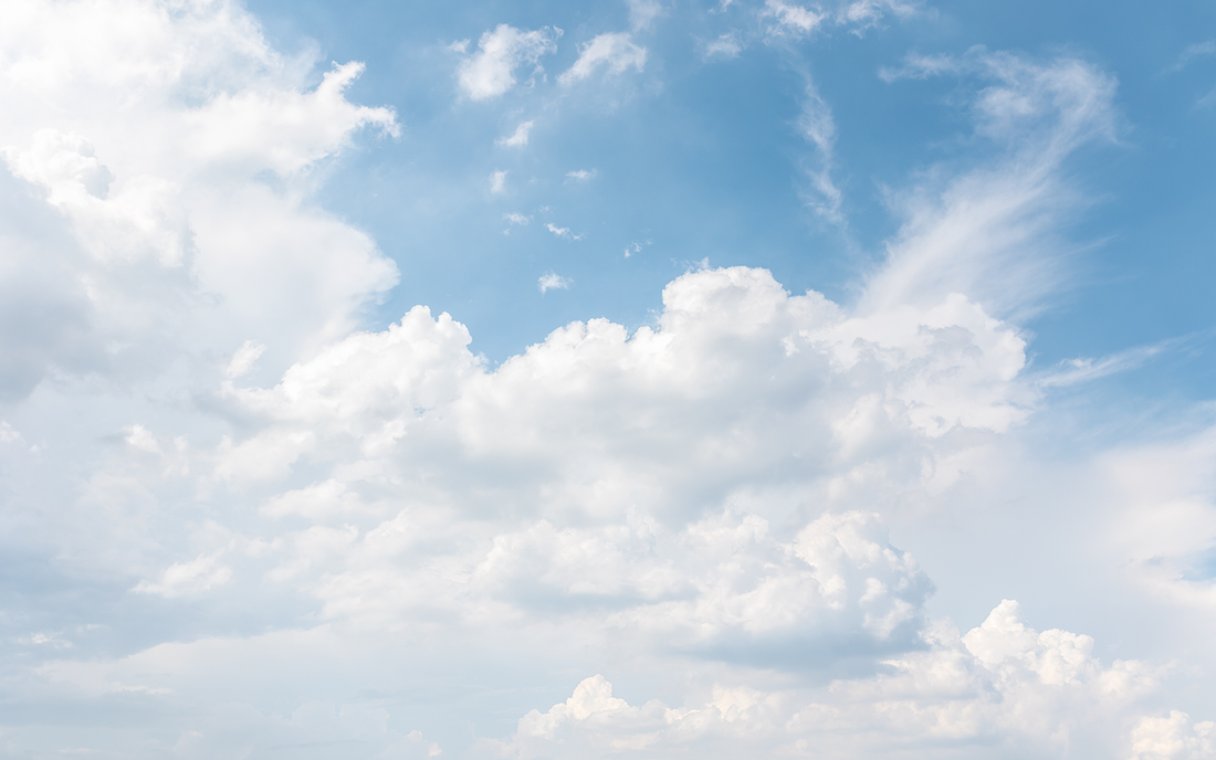 Blue sky with clouds
