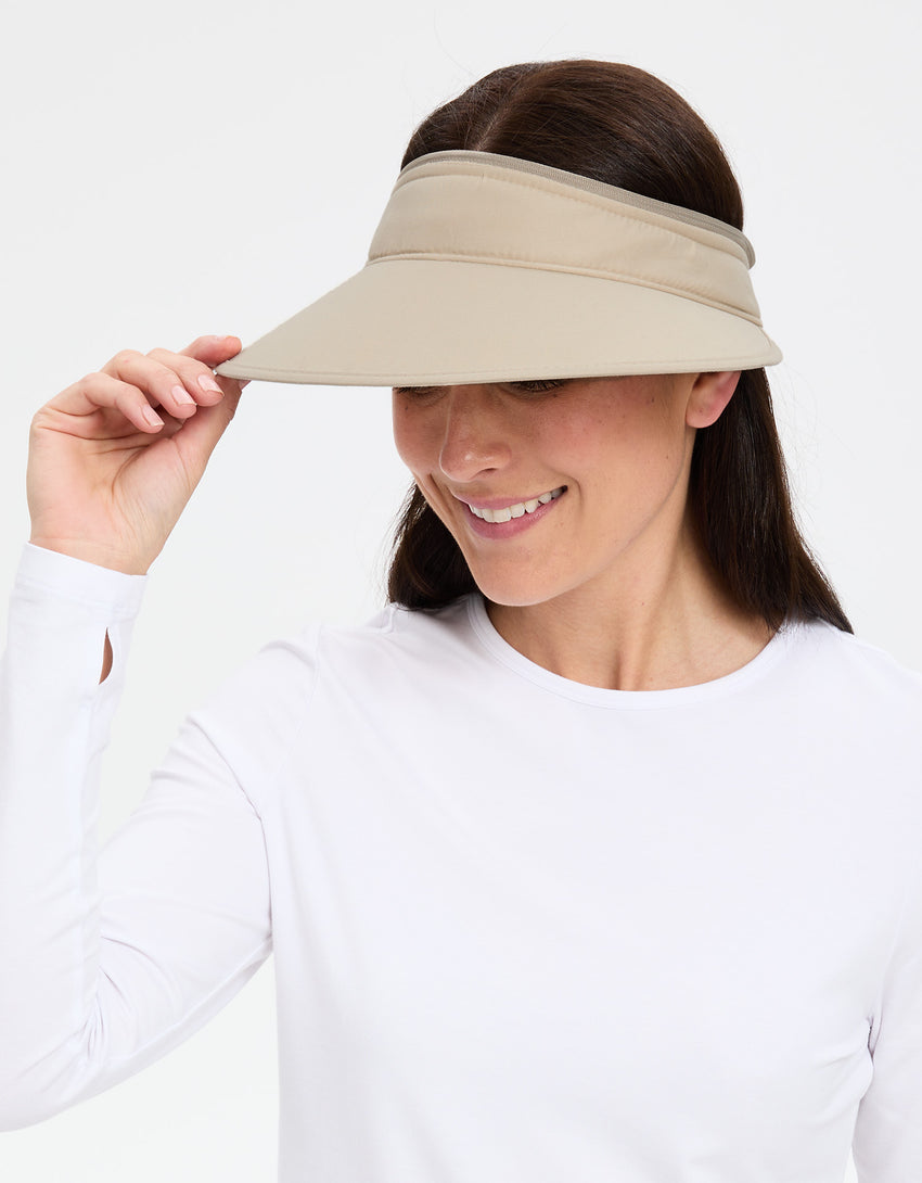 UPF 50+ Sun Protective Visor For Women | Sun Hat | Solbari