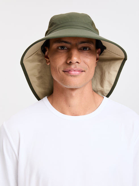 Men's Sun Hats with Neck Flap