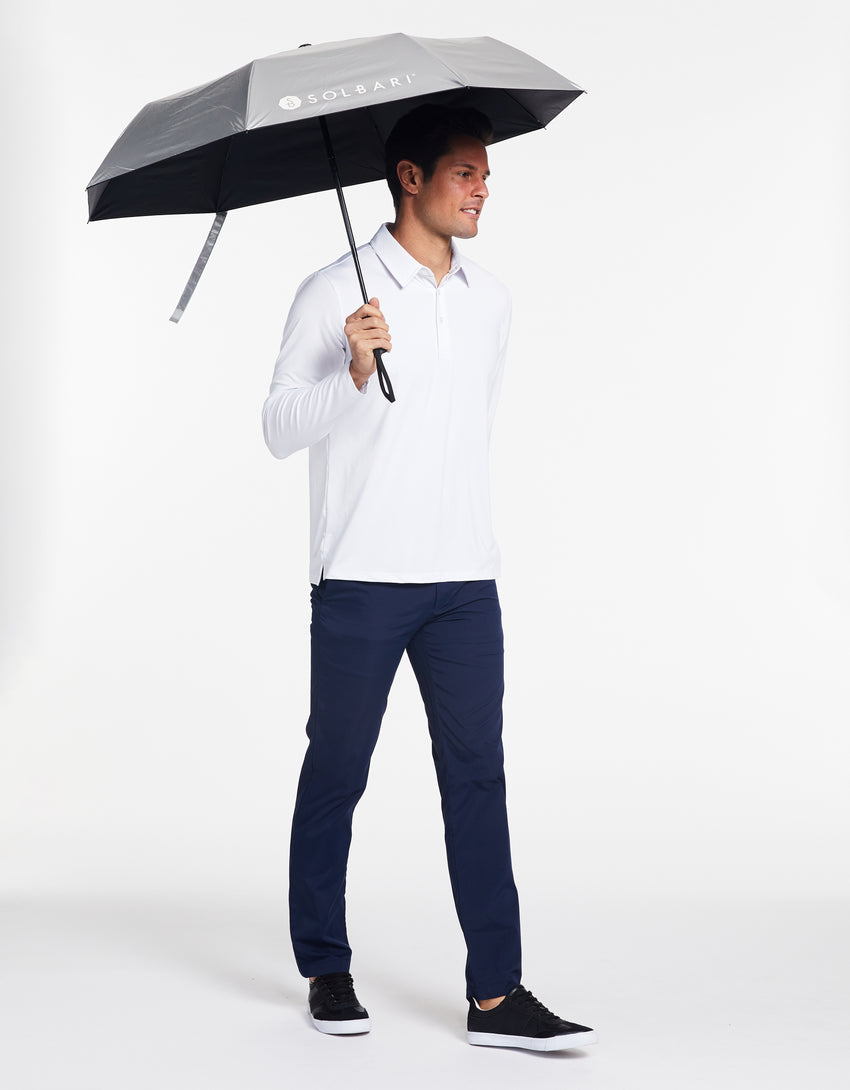 Sun Protective Compact Umbrella UPF50+ | Handheld Mens Sun Umbrella