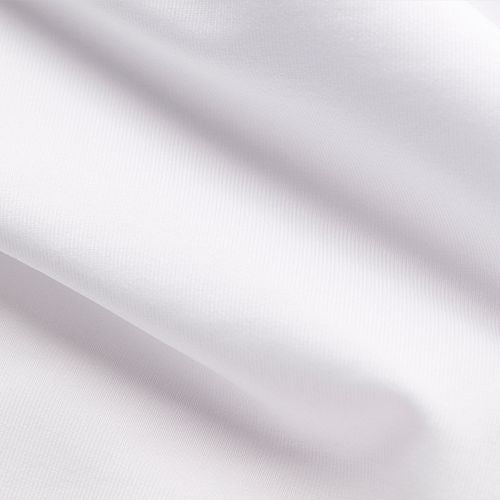 Close-up of white fabric with subtle texture