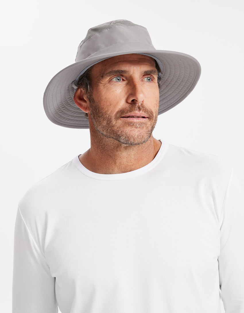 Everyday Broad Brim Sun Hat With Pocket for Men | UPF 50+ Sun Hat