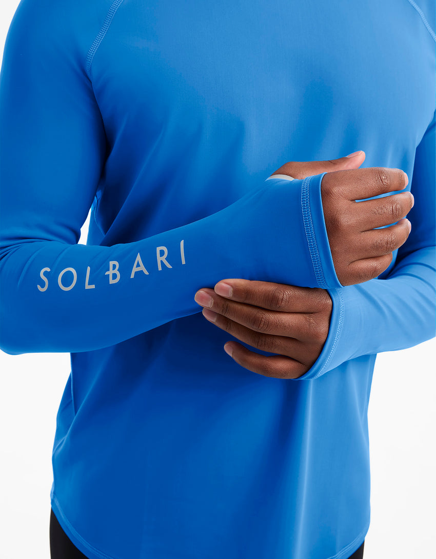 Men's Swimwear, Stylish Sun Protective Long Sleeve Rash Guard UPF50+