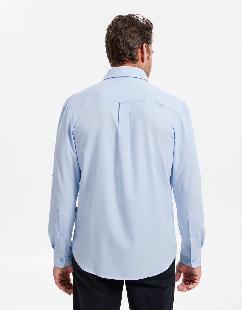 Travel Shirt Men UPF50+ Dry Lite | Men's Sun Protective Shirt | Solbari UK