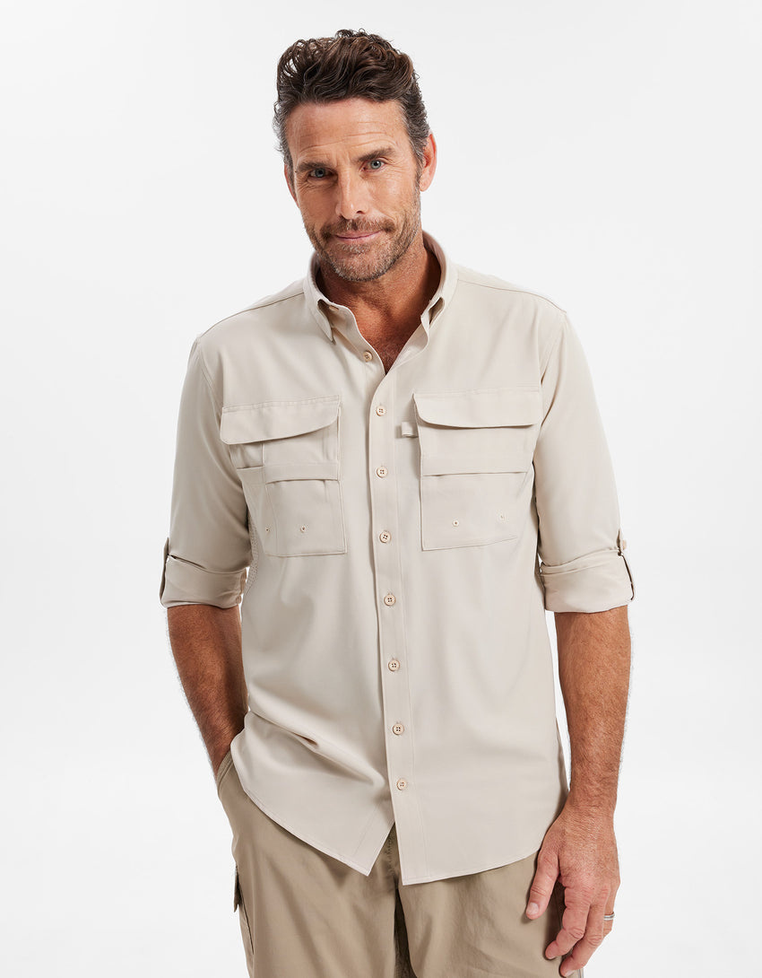 Hiking Shirt Men UPF50+ Dry Lite | Men's Sun Protective Shirt | Solbari UK