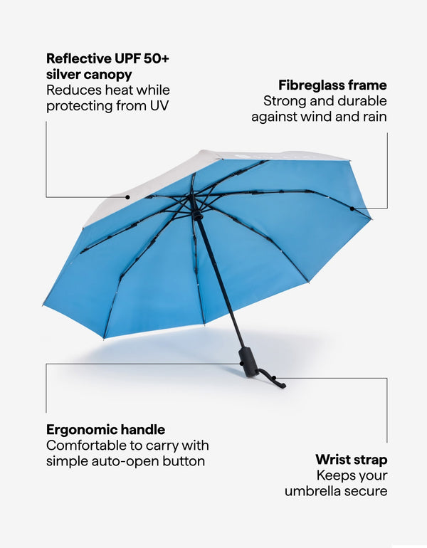 Silver / Sky Blue,117cm Arc | 117cm Arc