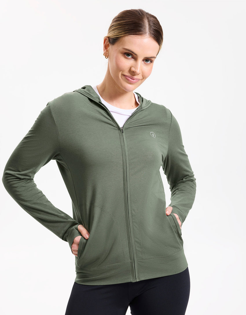 Sun Protection Hooded Top For Women UPF 50+ Sun Protective Hoodie