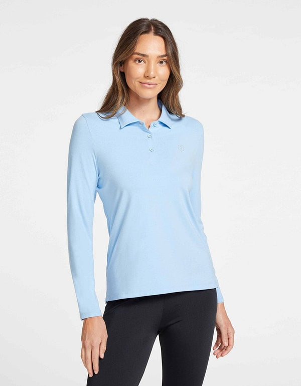 Long Sleeve Polo Shirt UPF 50+