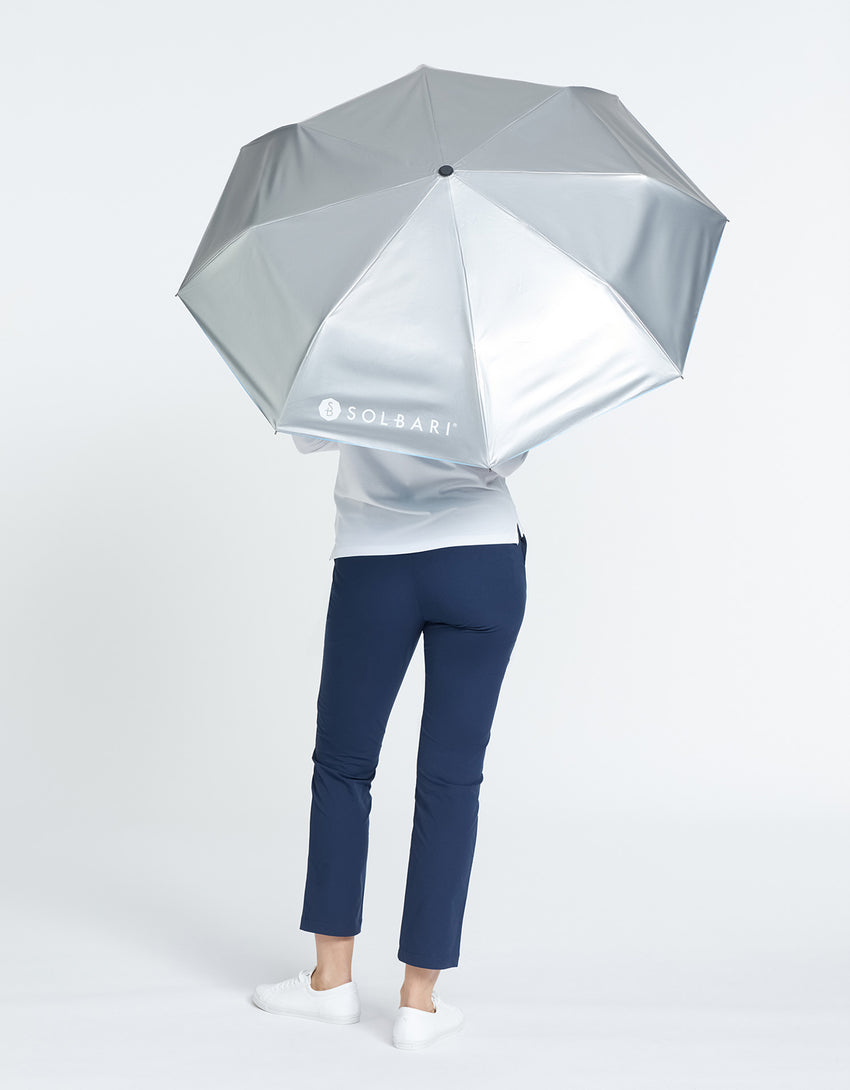 Sun Protective Compact Umbrella UPF50+ | Handheld Womens Sun Umbrella | Solbari UK