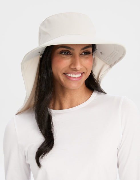 Ultimate Wide Brim Sun Hat with Face Protection UPF50+ (Legionnaire Style)