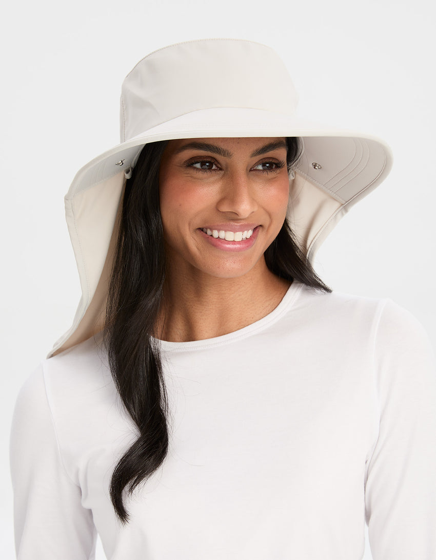 Ultimate Wide Brim Sun Hat with Face Protection UPF50+ (Legionnaire Style) | Solbari UK