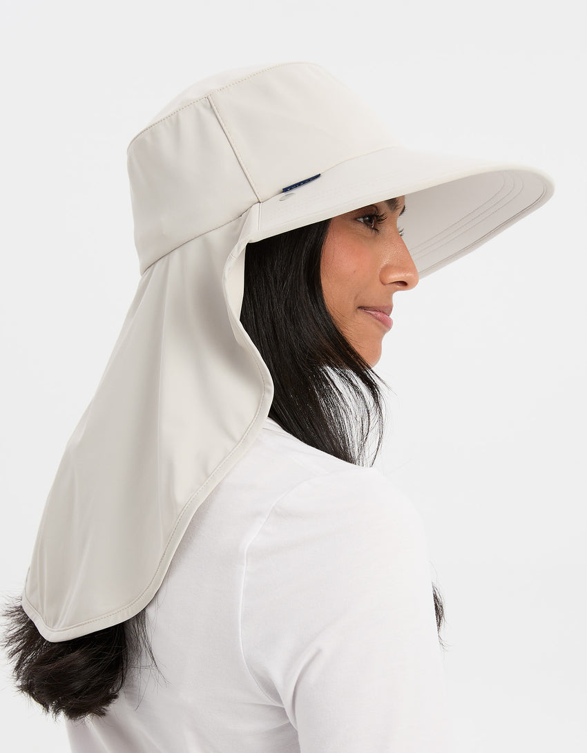 Ultimate Wide Brim Sun Hat with Face Protection UPF50+ (Legionnaire Style) | Solbari UK