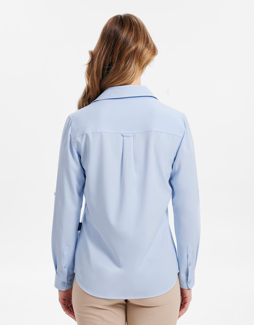 Travel Shirt Women UPF50+ Dry Lite | Women's Sun Protective Shirt | Solbari UK