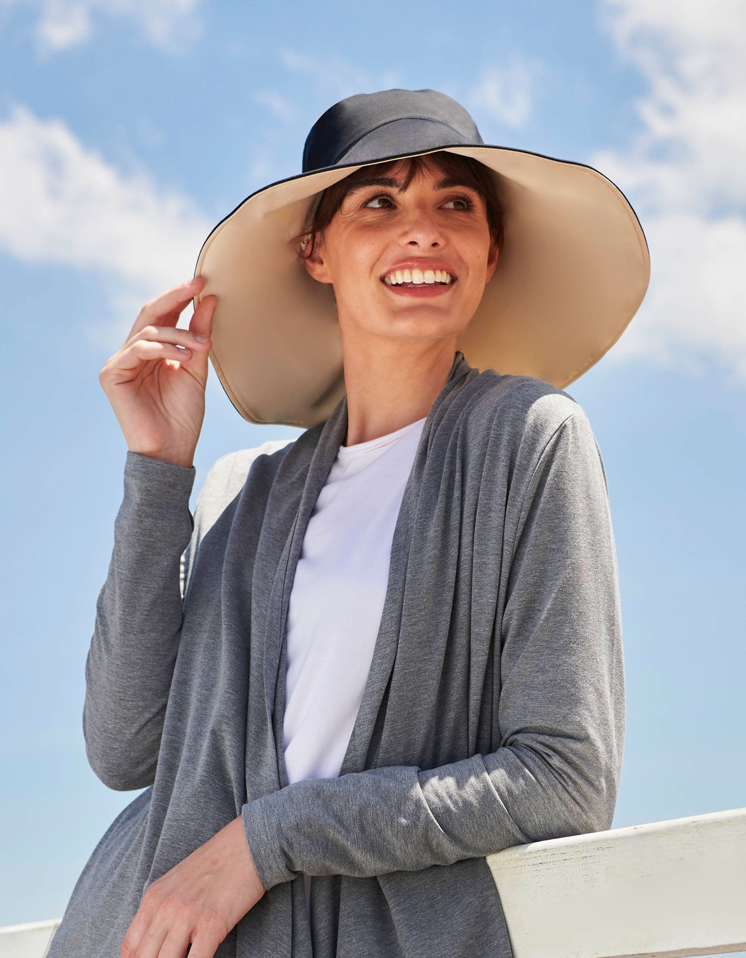 Women's Ultra Wide Brim Hat UPF 50+ Solbari UK
