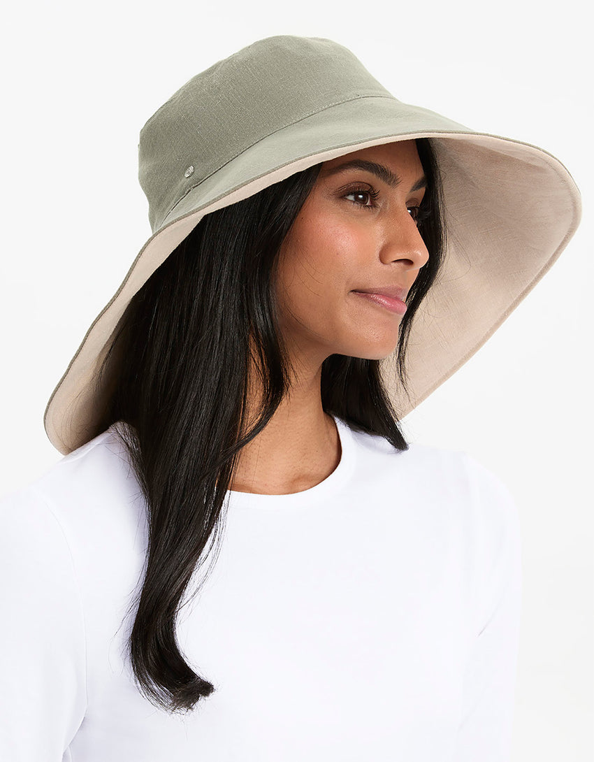 Ultra Wide Hat for women, UPF50+ UV Protection Sun Hat Cotton Linen