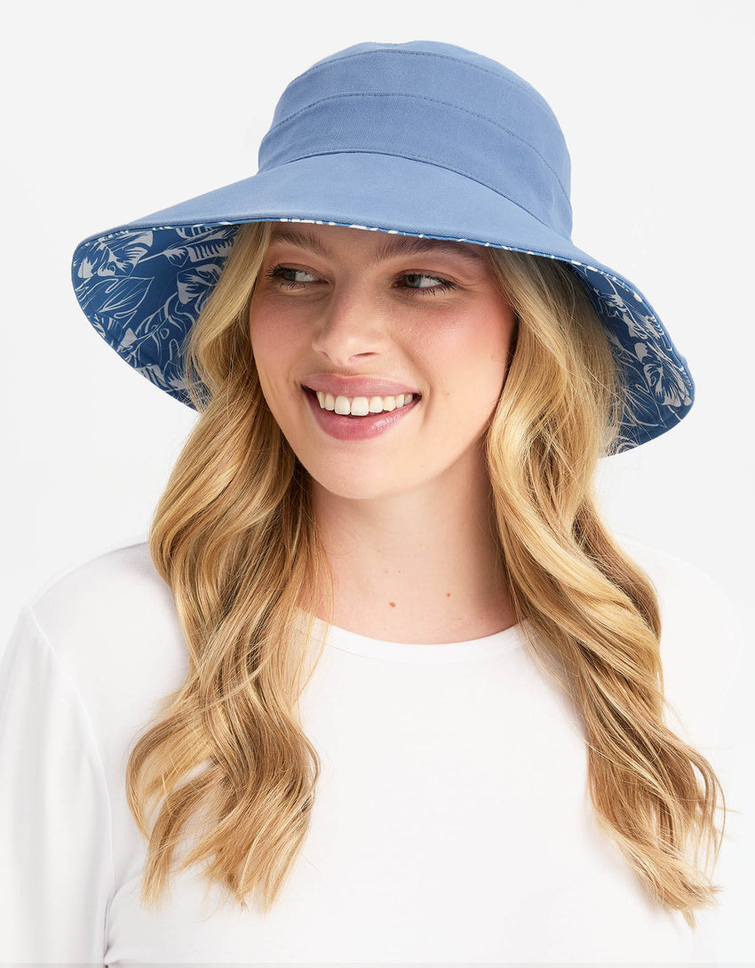 Wide Brim Tropical Sun Hat UPF50+ | Sun Protective Wide Brim Sun Hat For Women | Solbari UK