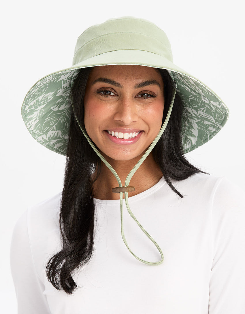 Wide Brim Tropical Sun Hat UPF50+ | Sun Protective Wide Brim Sun Hat For Women | Solbari UK