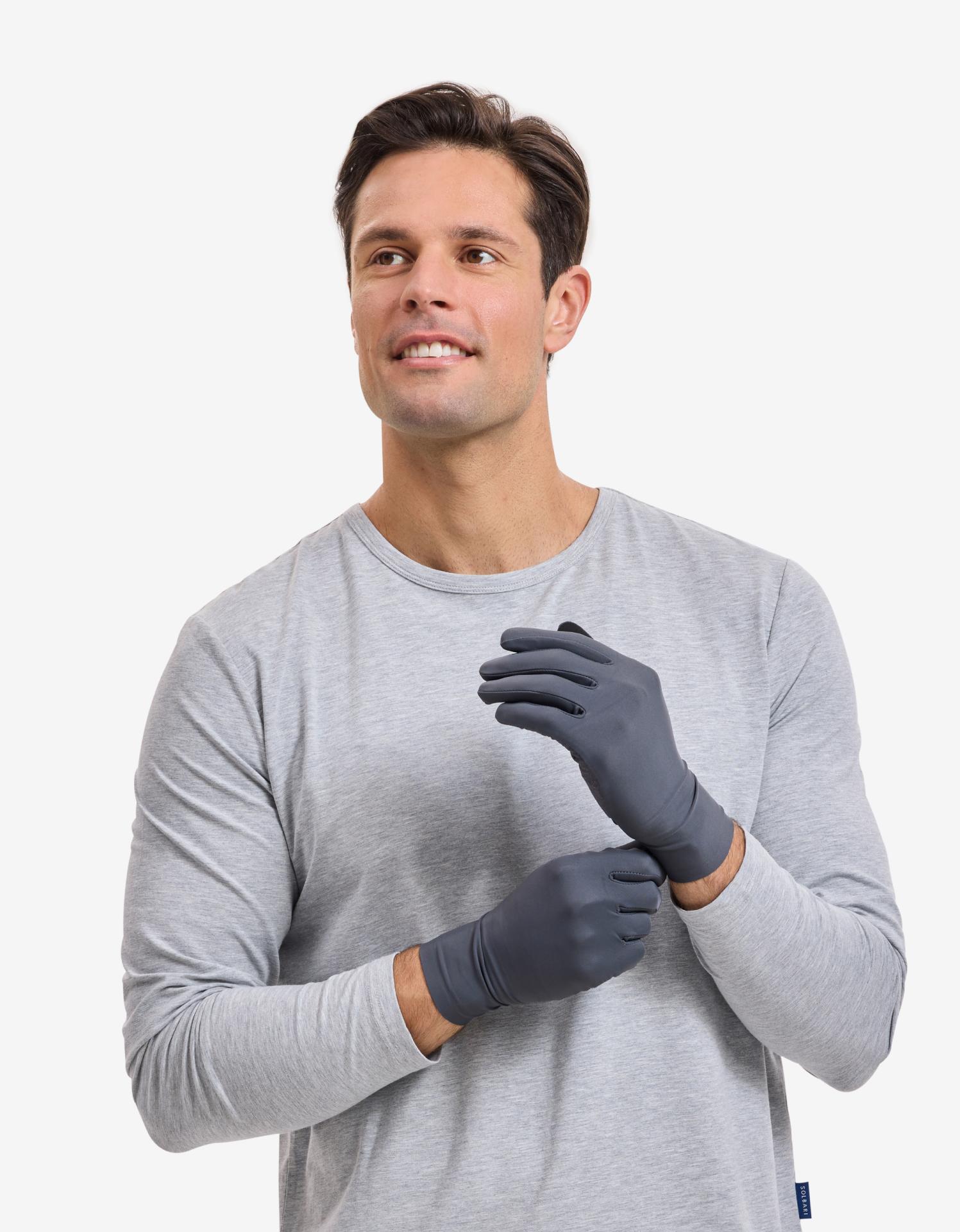Sunburn Sun Protection Full Hand Gloves Men's UV Sun Gloves UPF 50