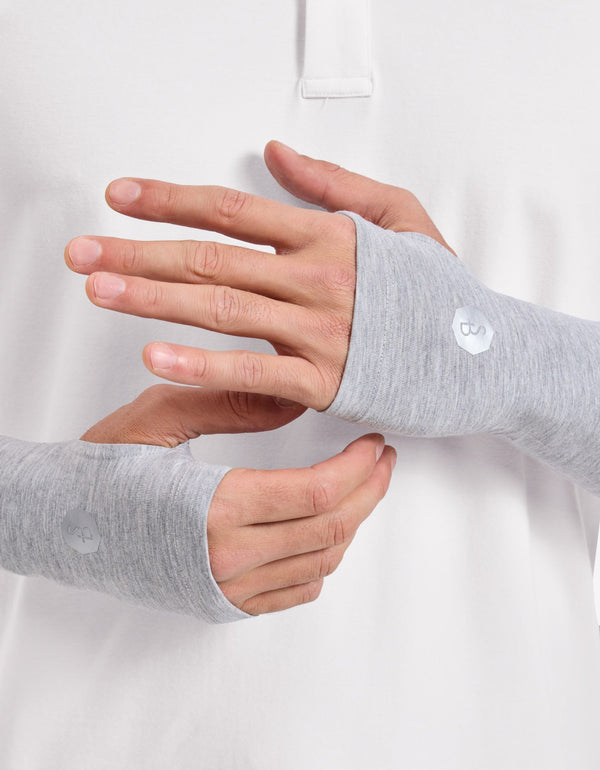 Light Grey Marle,With Thumbholes