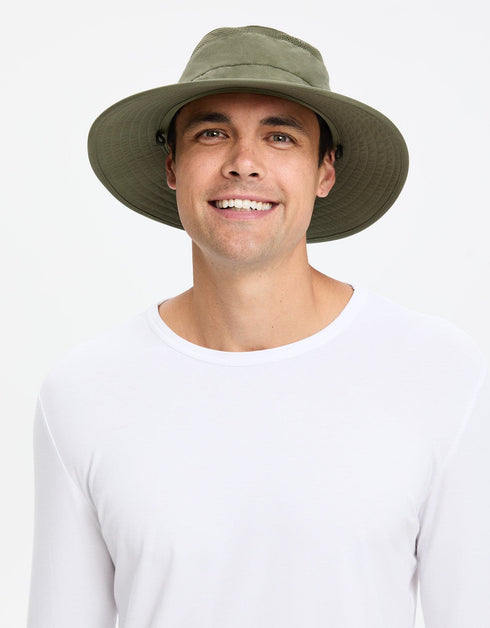 Everyday Broad Brim Hat With Pocket UPF50+