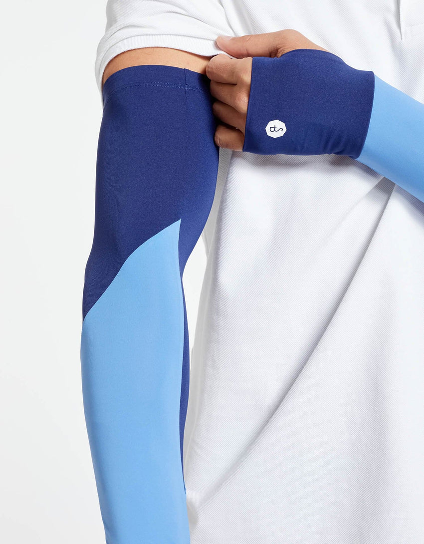 Colour Block Arm Sleeves UPF50+ CoolaSun Breeze Collection | Solbari