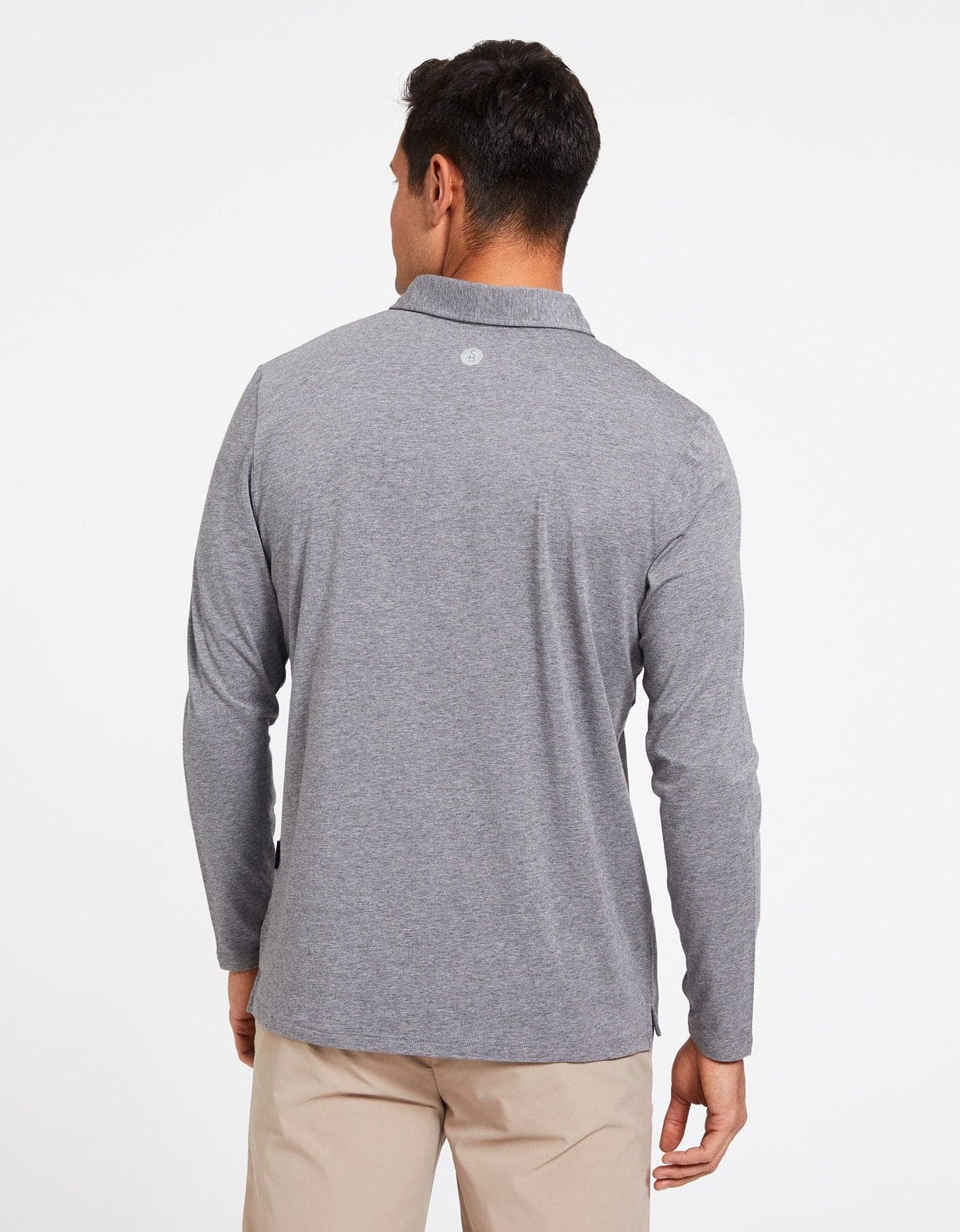 Sun Protective Long Sleeve Polo Shirt For Men UPF 50+ | UV Protection ...
