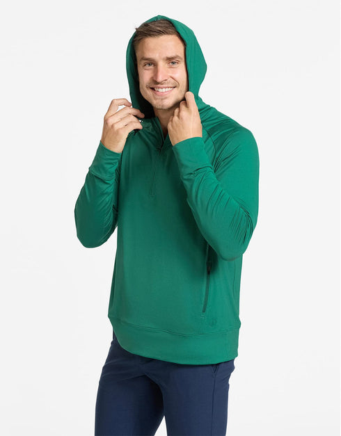 Quarter Zip Hooded Top UPF50+ Active Collection