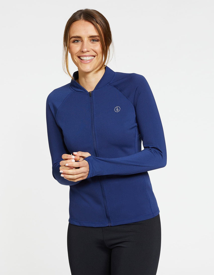 Sun Protective Long Sleeve Zip Top for Women UPF50+ | UV Protection